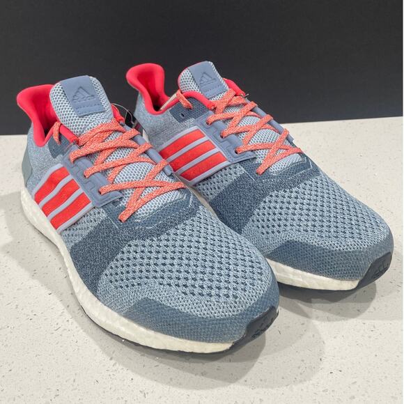 Adidas UltraBoost ST Blue Haze Coral BA7835 women size 12 New NWT - Picture 3 of 13